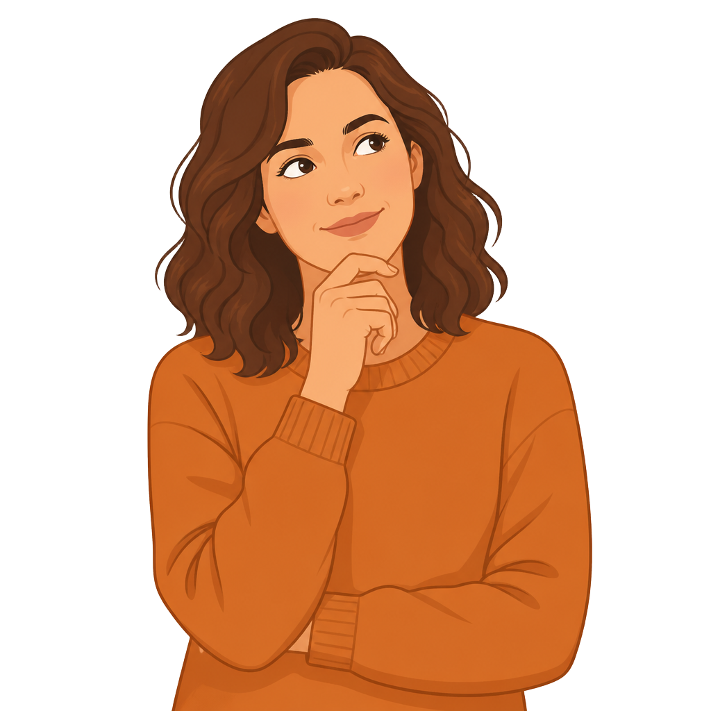 Illustration of a woman thinking about her air conditioning problem